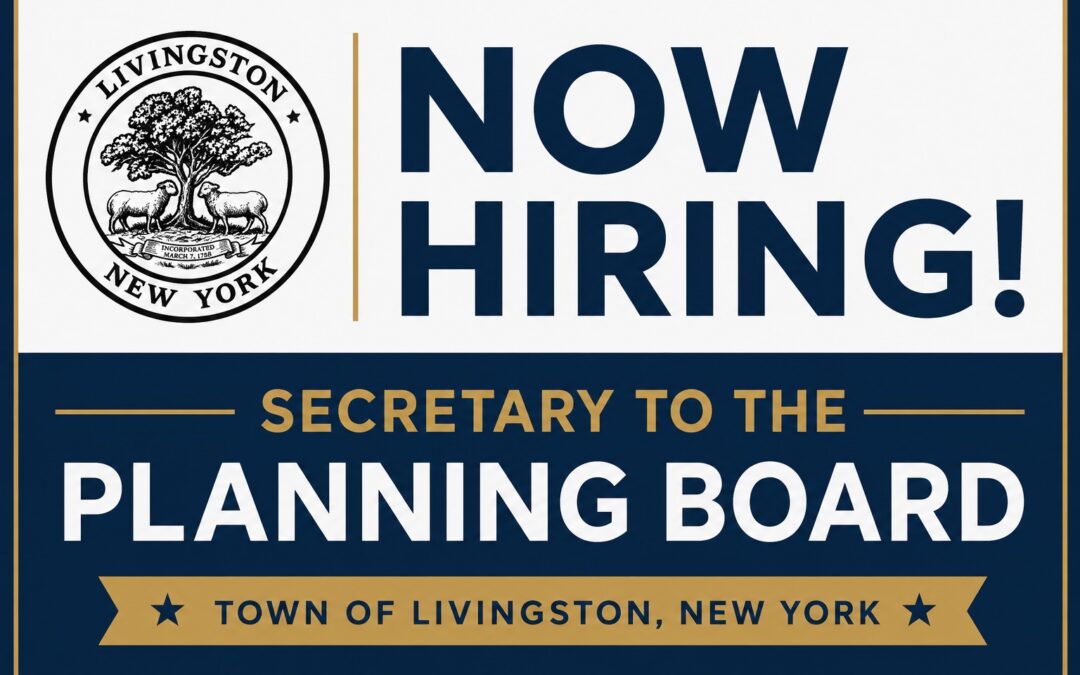 Now Hiring: Secretary to the Planning Board
